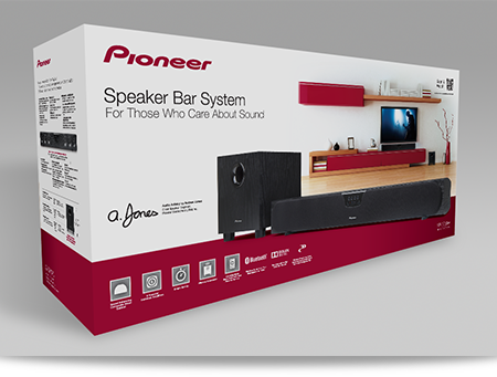 Pioneer Speaker Bar System Packaging
